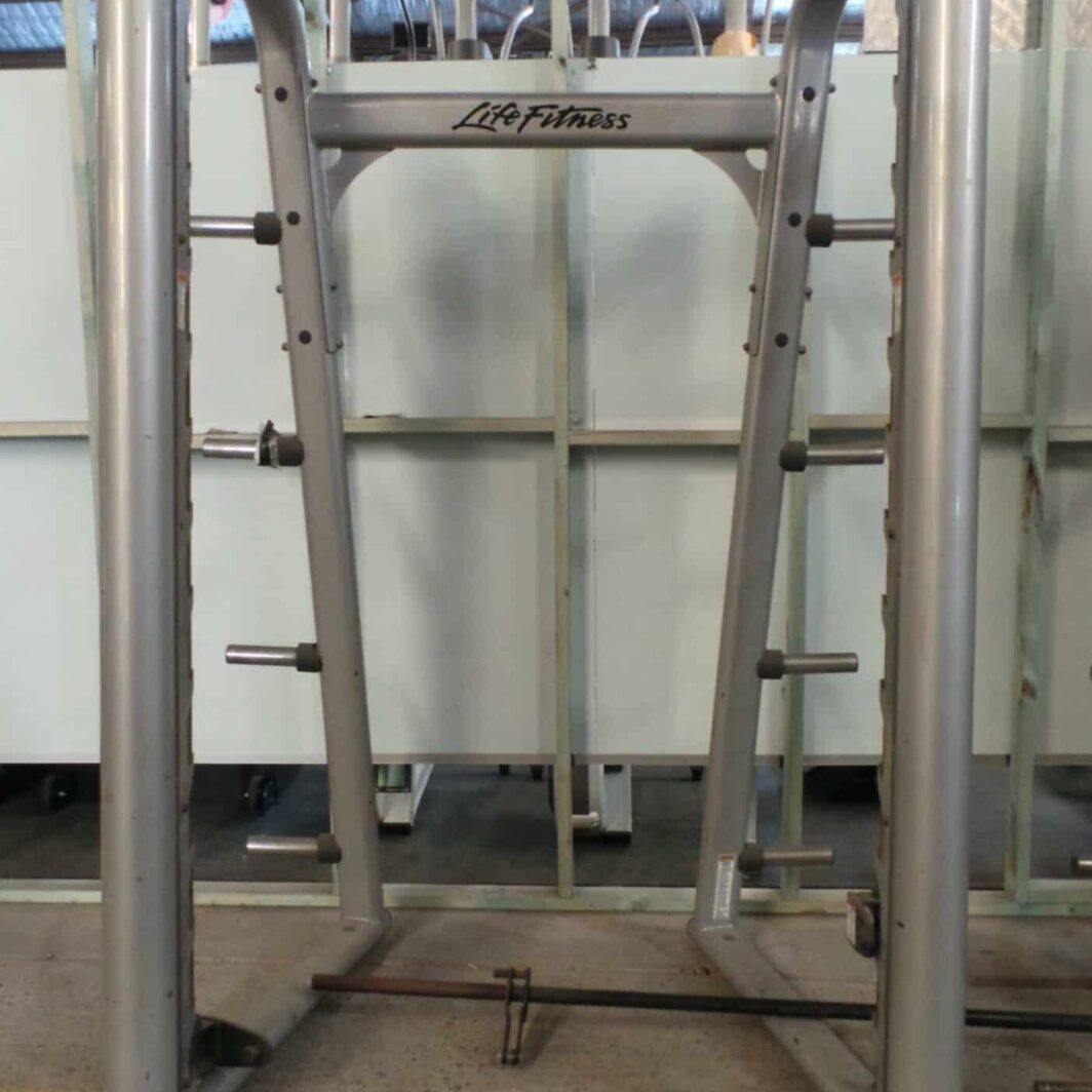 second hand Life Fitness Signature Series Smith Machine with Counter Balance
