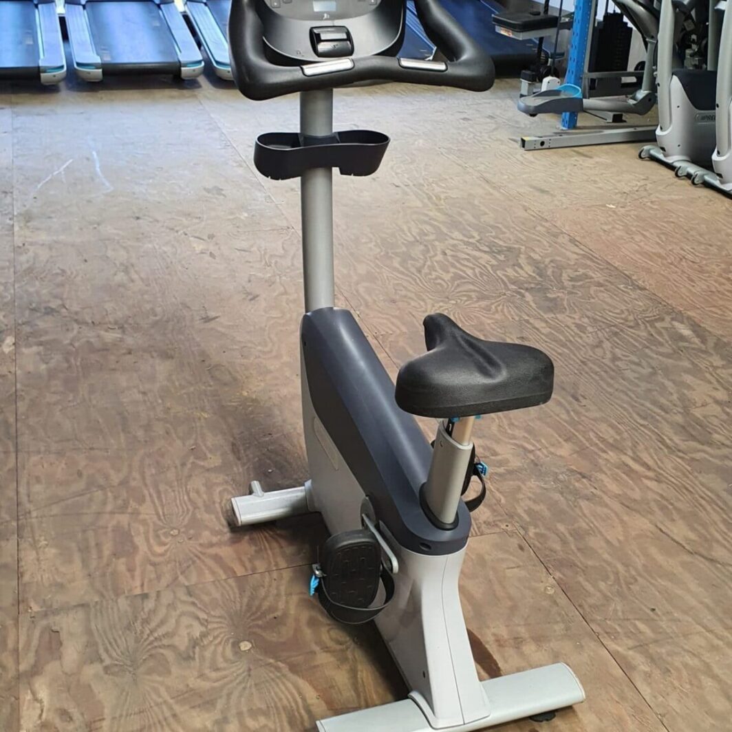 Precor UBK-885 Upright Bike w/ P82 Touch Screen commercial gym equipment