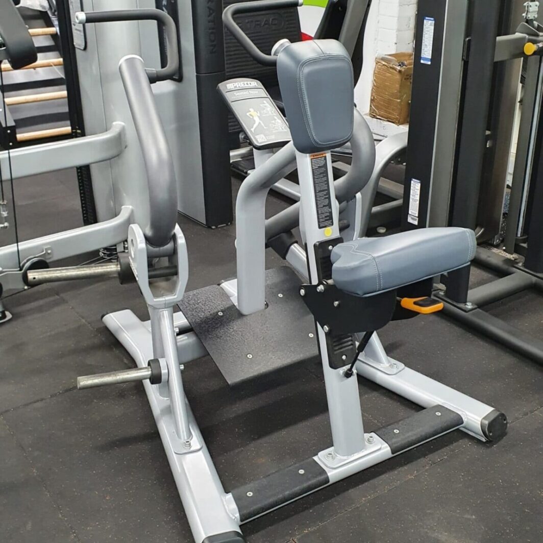 Precor Discovery Plated Loaded Seated Row gym equipment