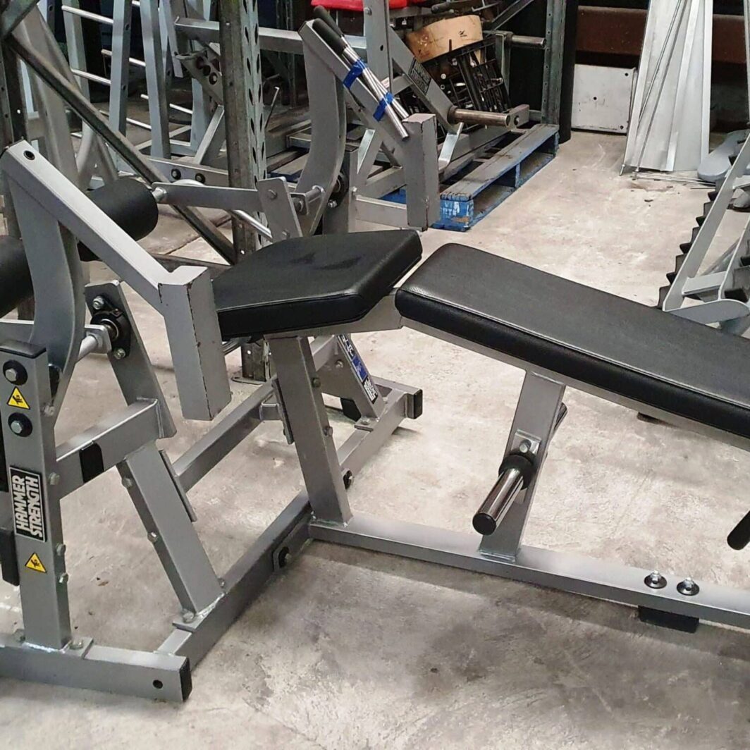 Hammer Strength Iso Lateral Leg Curl ex gym equipment for sale