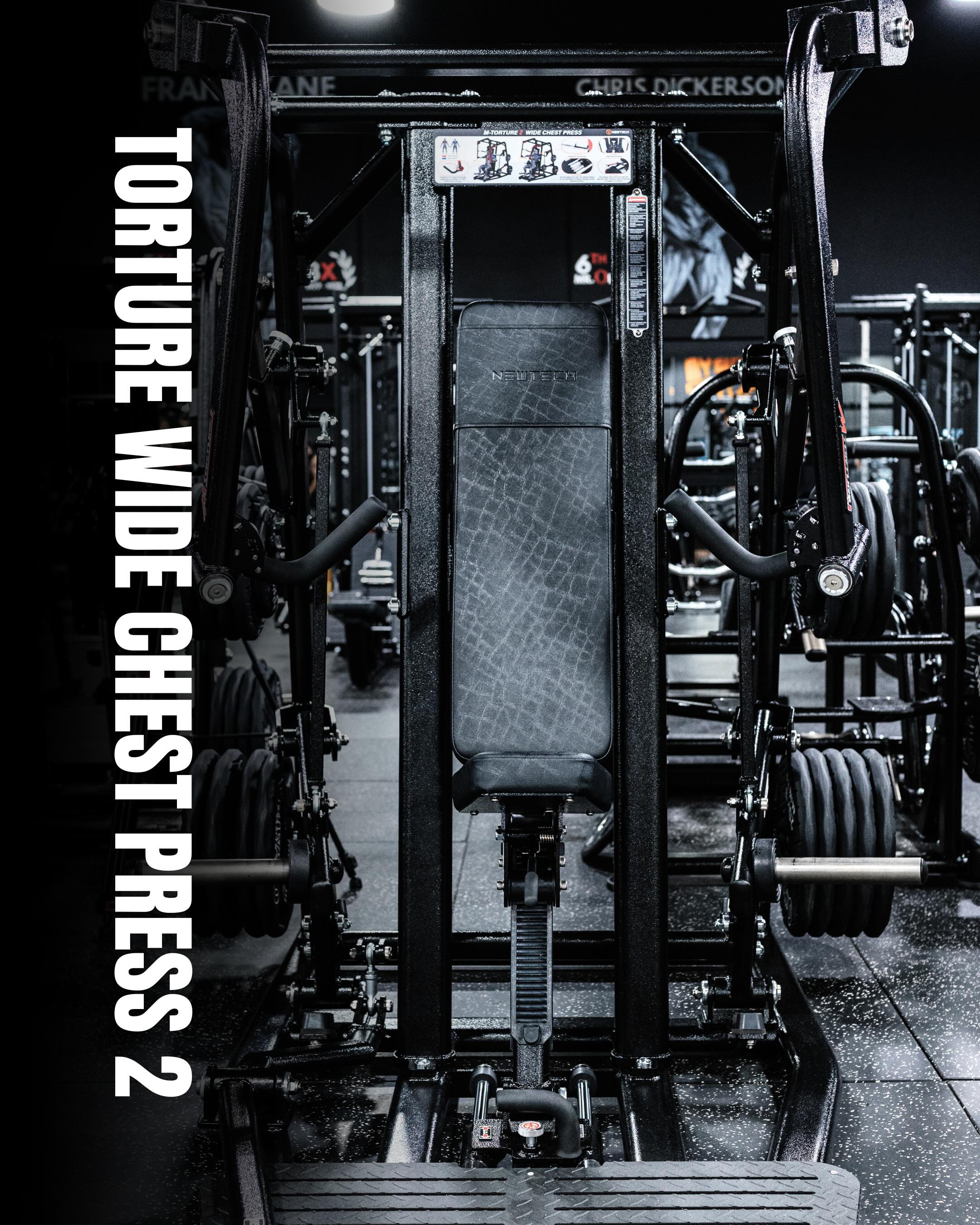 Newtech Torture Wide Chest Press 2 - Image 3