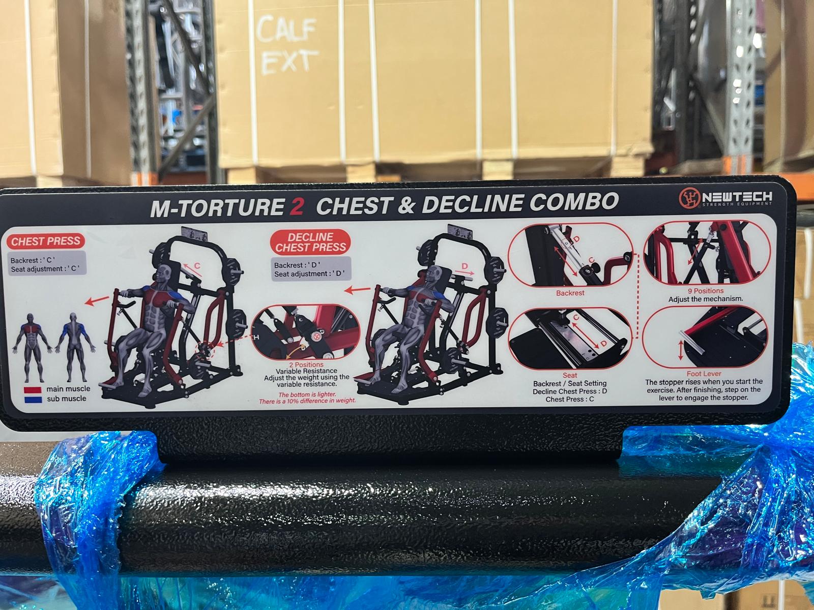 Newtech M-Torture Chest & Decline Combo 2 (NEW) - Image 2